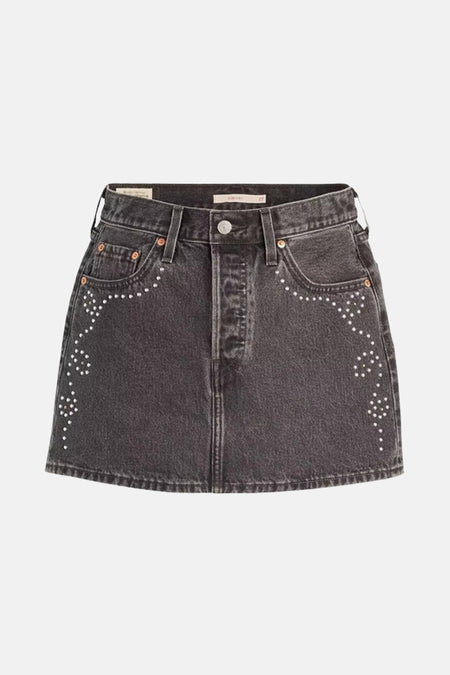 Rok (kort) dark grey denim - Levi's®