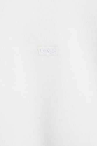 Wit kledingstuk met Levi's logo.
