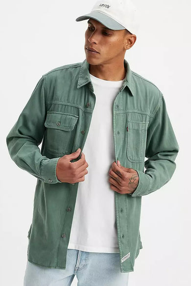 Chemise &agrave; manches longues - vert