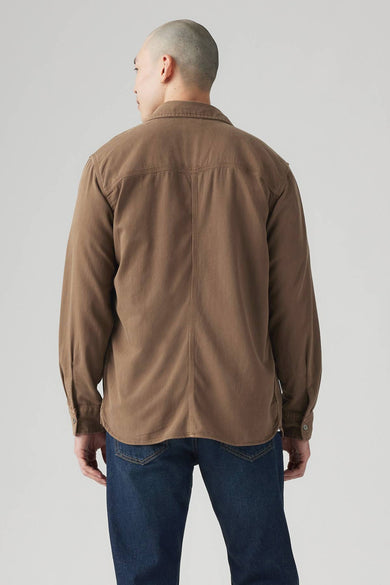 Chemise à manches longues - brun