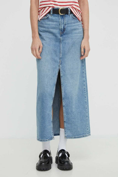 Lange rok - denim