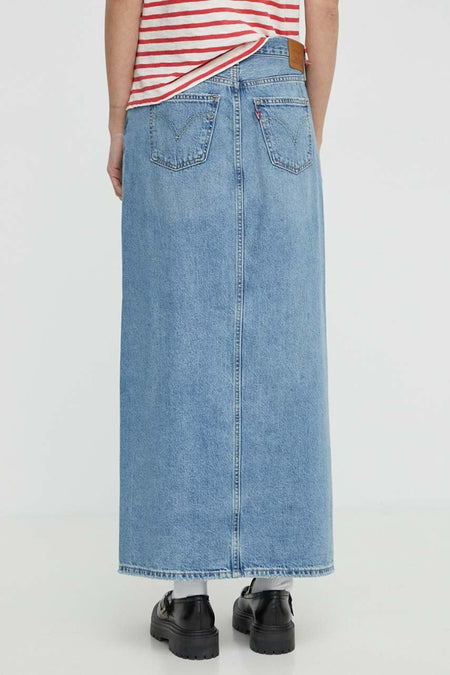 Lange rok - denim