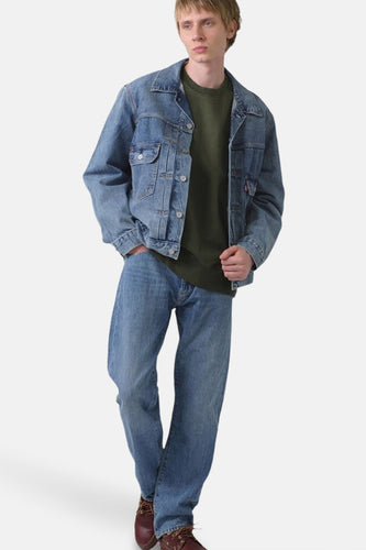 Jeansjas - Mid blue denim