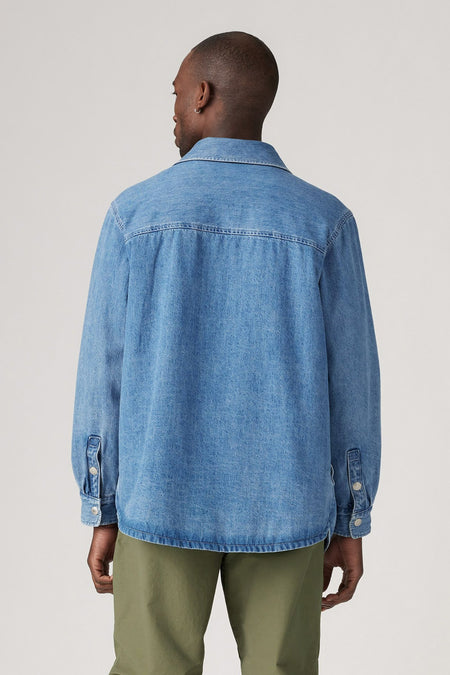 Chemise en jean - gris