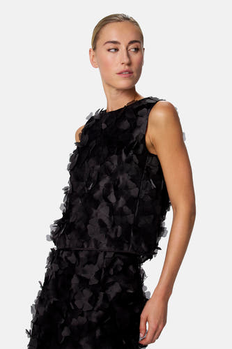 Blouse zonder mouwen - zwart