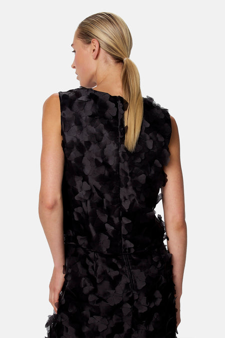 Blouse zonder mouwen - zwart