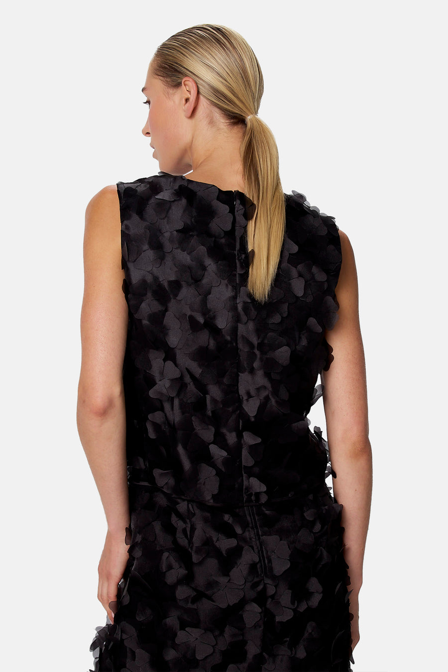Blouse zonder mouwen - zwart