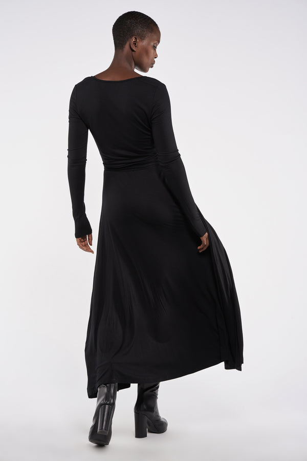 Jurk 3/4 Zwart - Astrid Black Label