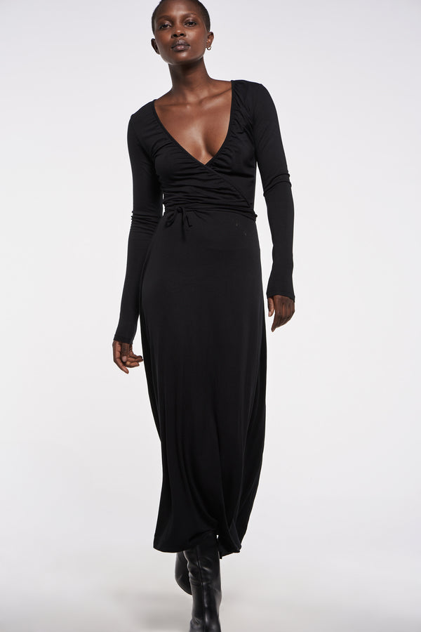 Jurk 3/4 Zwart - Astrid Black Label