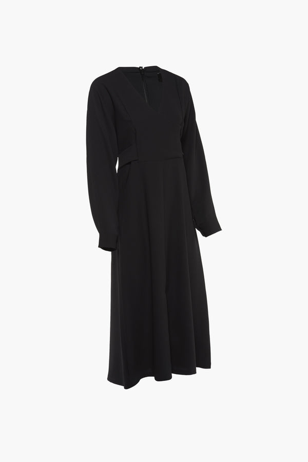 Jurk 3/4 Zwart - Astrid Black Label