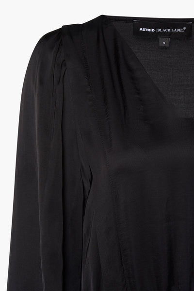 Jurk (lang) Zwart - Astrid Black Label