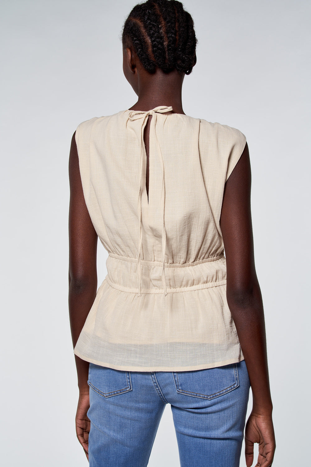 Top (zonder mouwen) Beige - Astrid Black Label