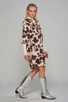 Kleedjes (korte mouwen) Bruin - Astrid Black Label