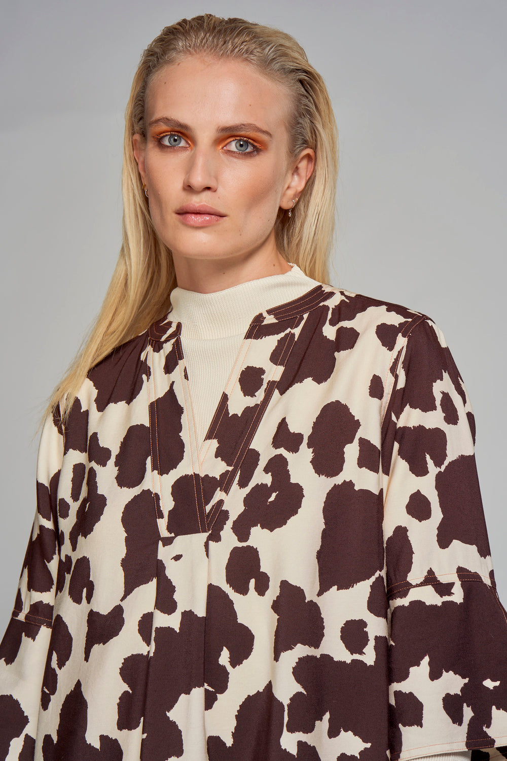 Kleedjes (korte mouwen) Bruin - Astrid Black Label