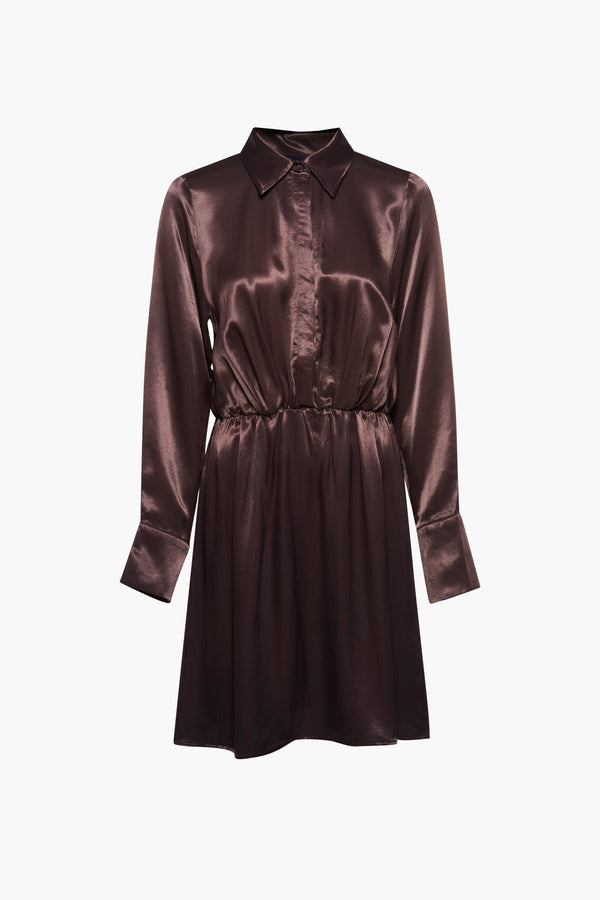 Kleedjes (lange mouwen) Bruin - Astrid Black Label