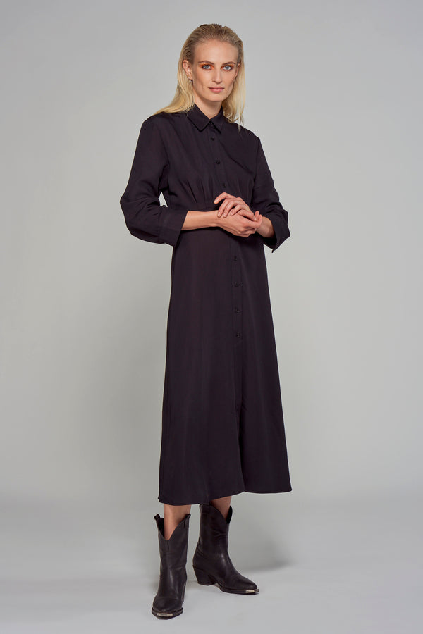 Kleedjes (lange mouwen) Zwart - Astrid Black Label