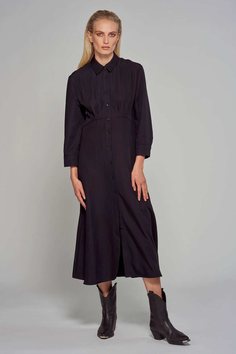 Kleedjes (lange mouwen) Zwart - Astrid Black Label