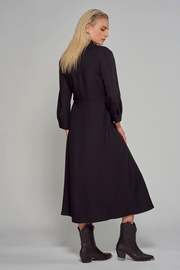Kleedjes (lange mouwen) Zwart - Astrid Black Label