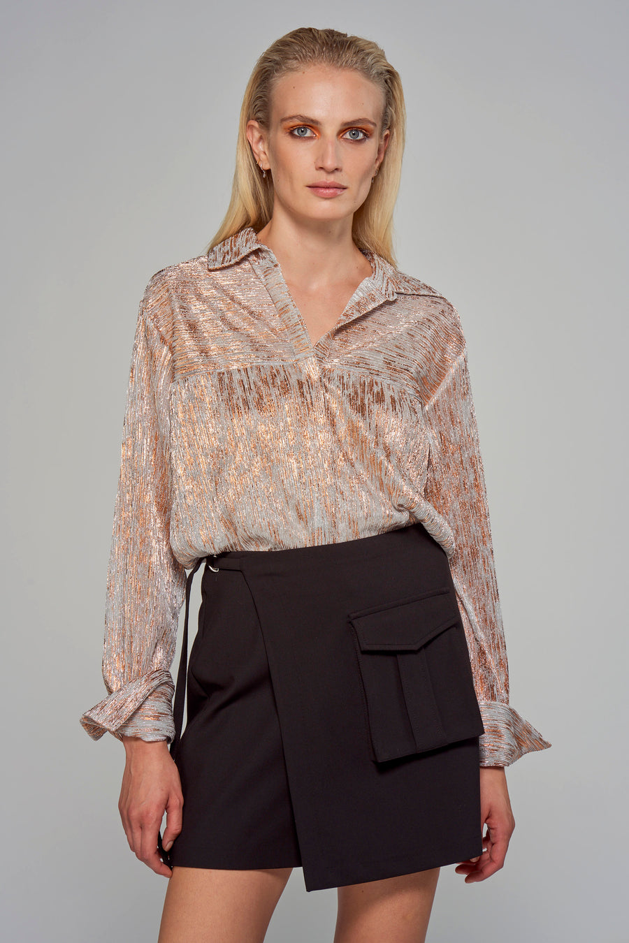 Blouse - zilver