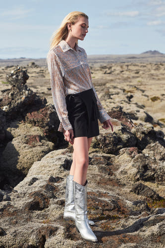 Blouse - zilver