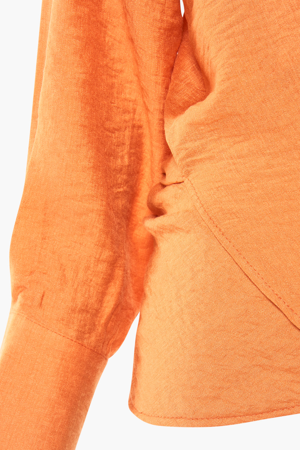 Blouse (lange mouwen) Oranje - Astrid Black Label
