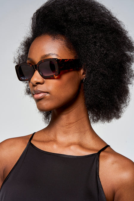 Lunettes de soleil - brun
