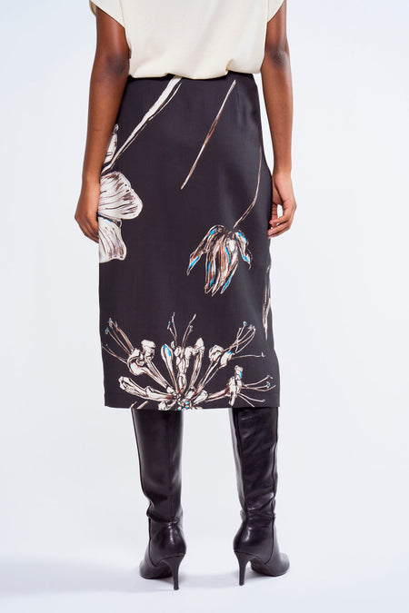 Jupe 3/4 Multicolore - Astrid Black Label