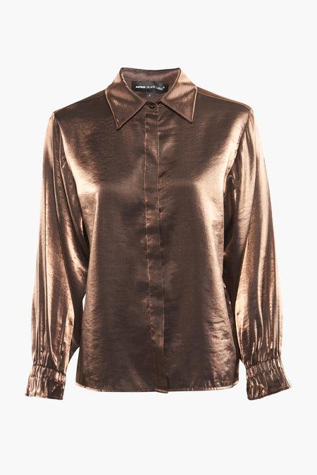 Blouse - bruin