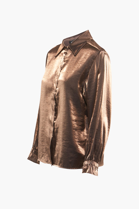 Blouse - bruin