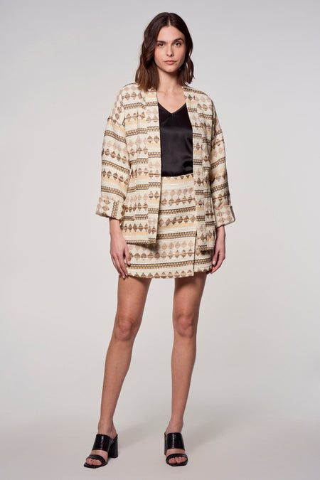 Jupe courte Multicolore - Astrid Black Label