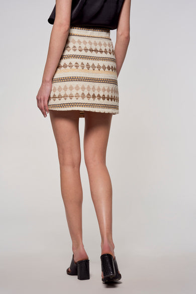Rok (kort) Multicolor - Astrid Black Label