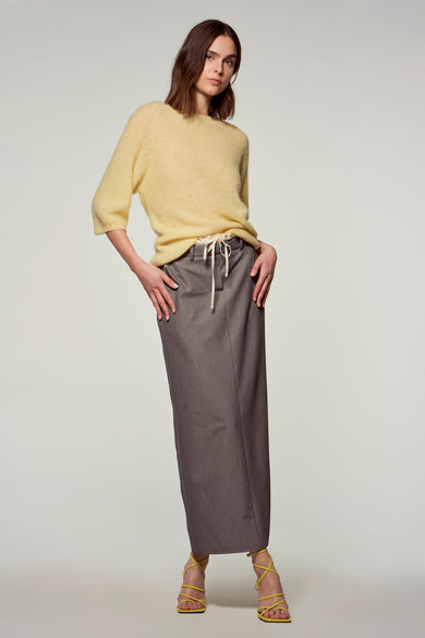 Jupe longue Gris - Astrid Black Label