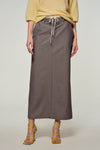 Rok (lang) Grijs - Astrid Black Label