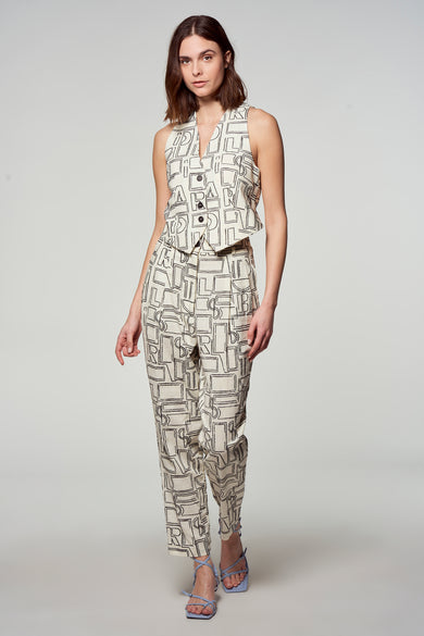 Pantalon - multicolore