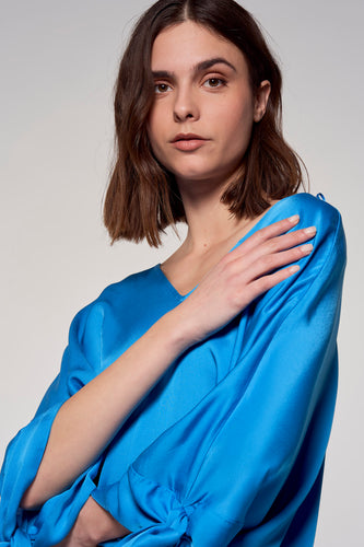 Blouse - blauw - Astrid Black Label