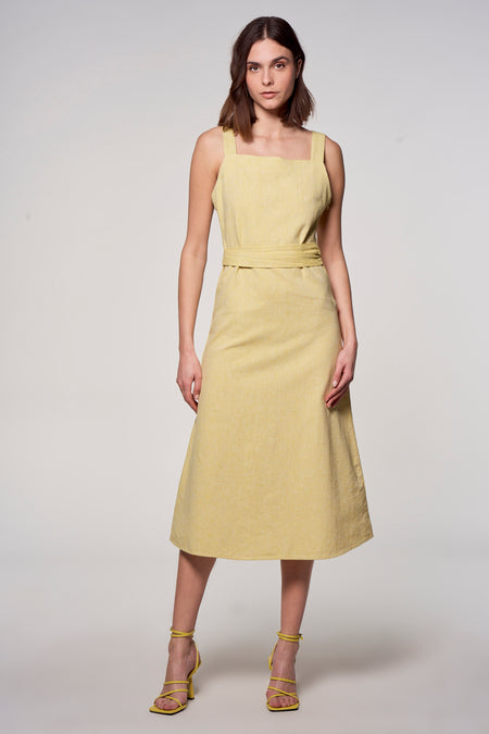 Robes sans manches Jaune - Astrid Black Label