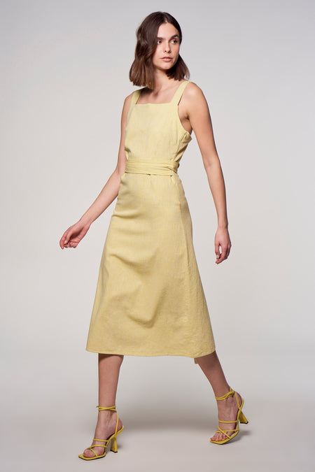 Robes sans manches Jaune - Astrid Black Label