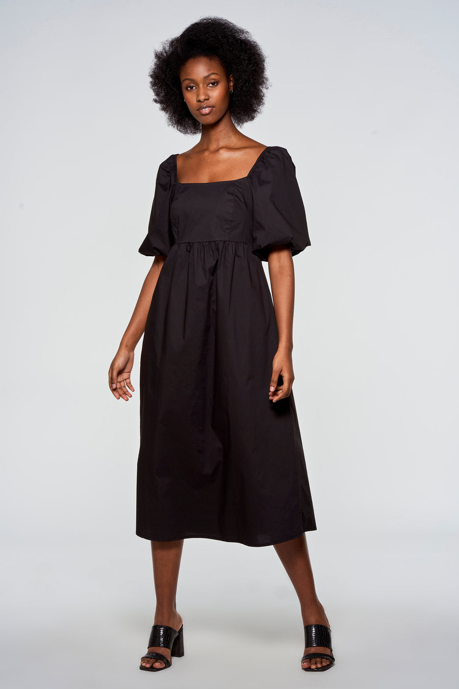 Kleedje met korte mouwen - zwart - Astrid Black Label