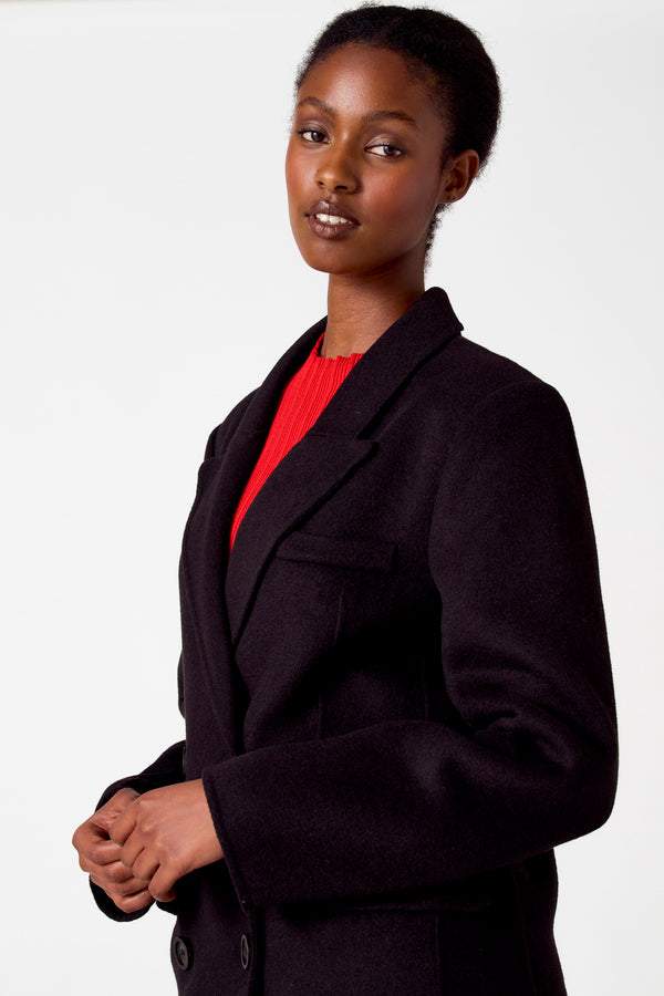 Lange jas Zwart - Astrid Black Label