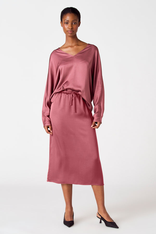 Blouse (lange mouwen) Roze - Astrid Black Label