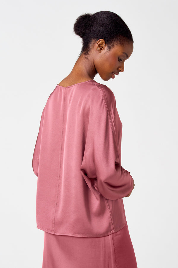 Blouse (lange mouwen) Roze - Astrid Black Label