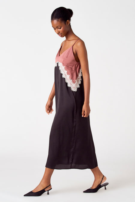 Kleedjes zonder mouwen Roze - Astrid Black Label