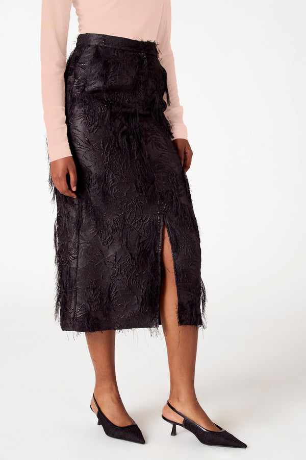 Rok (lang) Zwart - Astrid Black Label