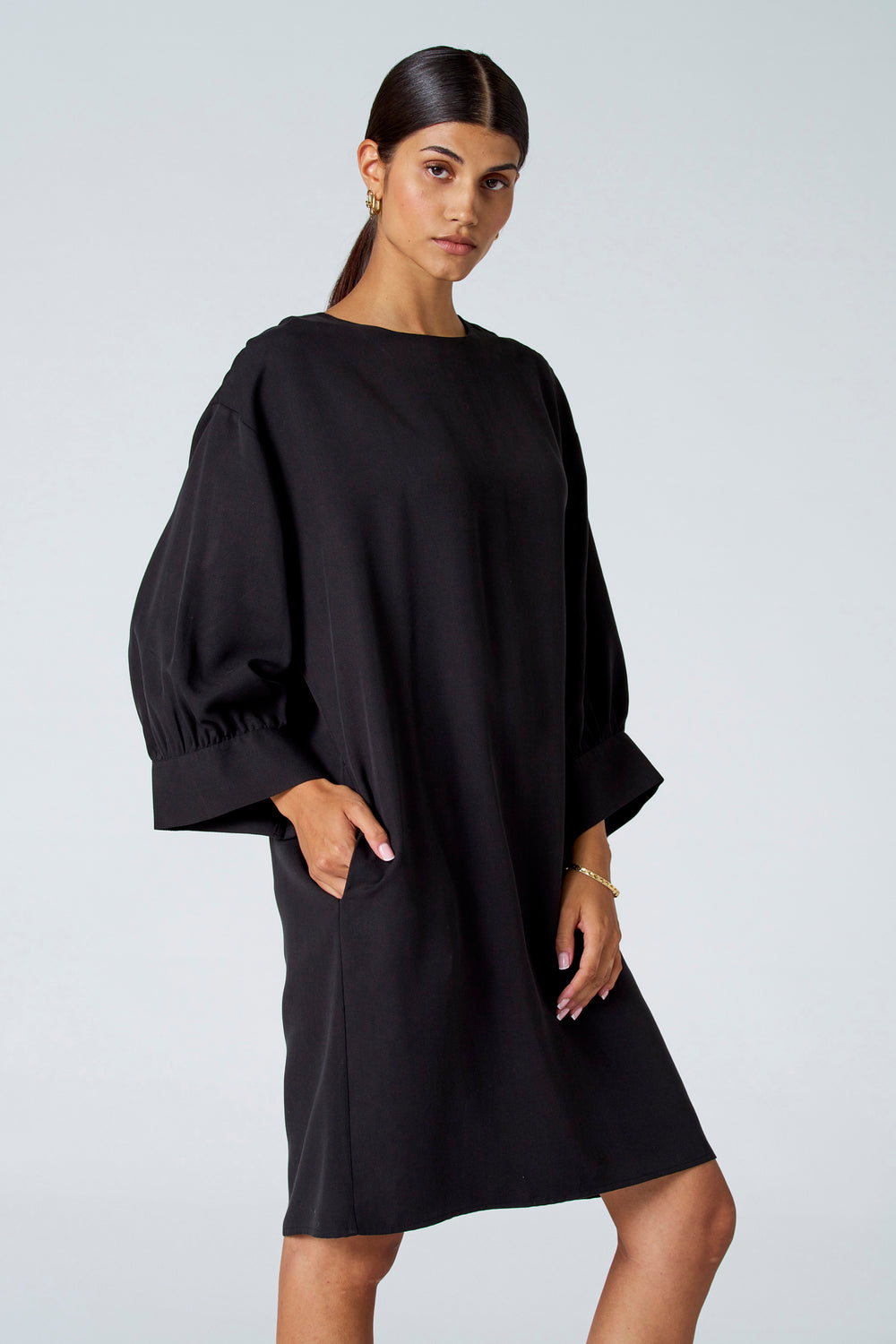 Kleedjes (lange mouwen) Zwart - Astrid Black Label