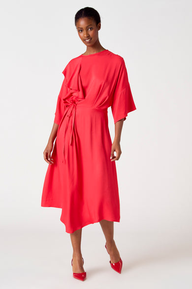 Robe à manches courtes - rose