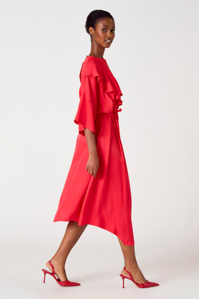 Robe à manches courtes - rose