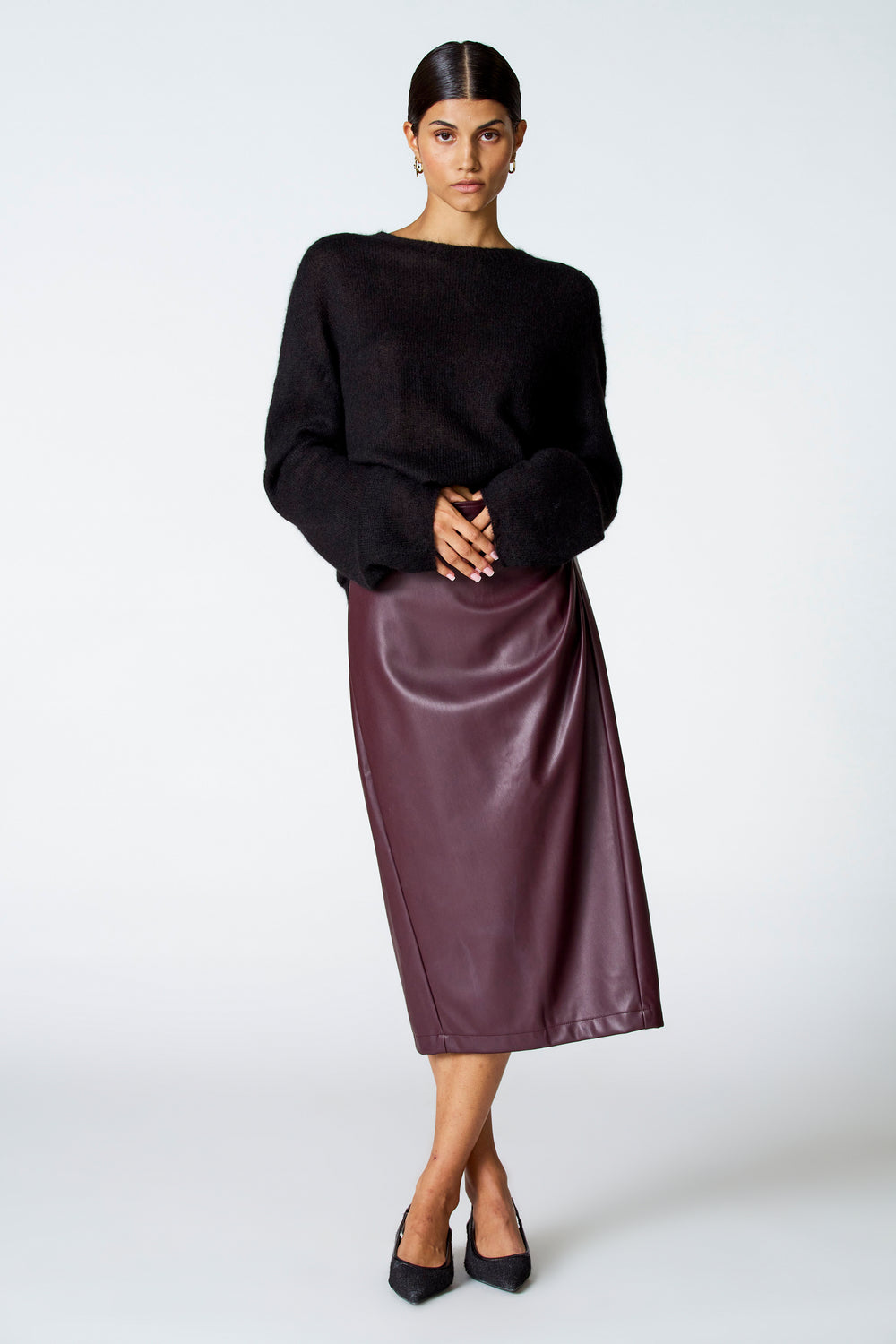Jupe 3/4 Bordeaux - Astrid Black Label