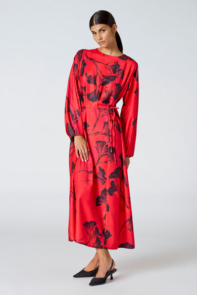Robes manches longues Rouge - Astrid Black Label