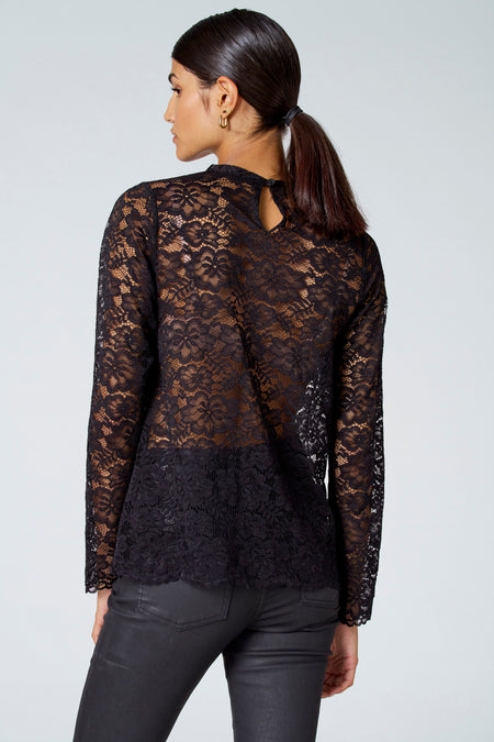 Top (lange mouwen) Zwart - Astrid Black Label