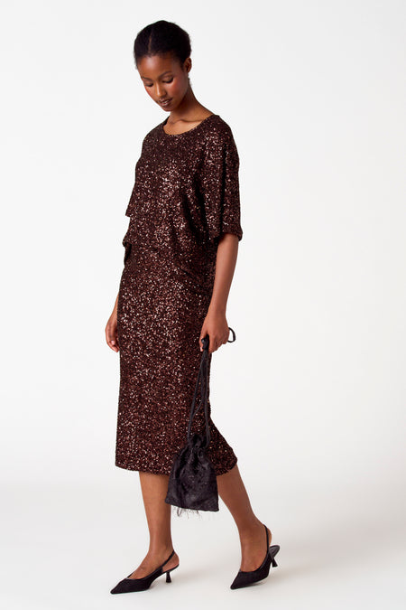 Jupe 3/4 Bordeaux - Astrid Black Label